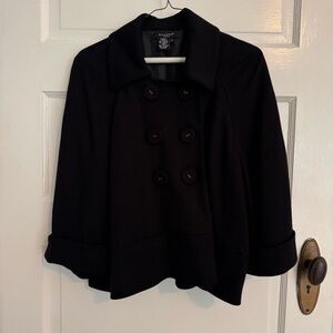 Sandro Sportswear Black Crop Swing Jacket